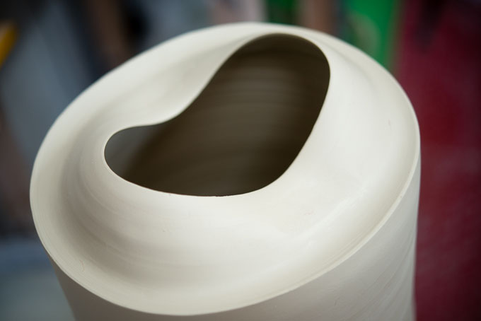 Tanya Gomez in her studio 2016